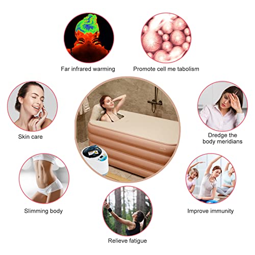 Portable Foldable Steam Sauna with Steamer Pot for Home Spa - Fast Relaxation and Detoxification