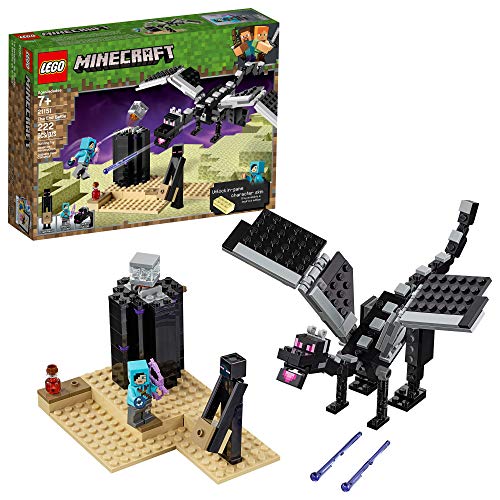 LEGO Minecraft The End Battle 21151 with Dragon Slayer and Enderman (222 Pieces)