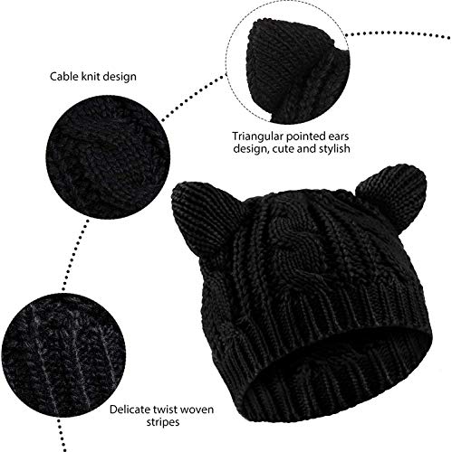 Cat Ear Knitted Beanie