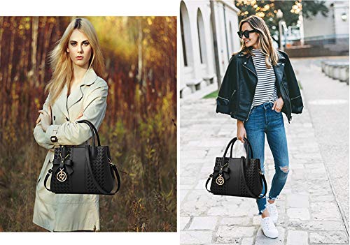 Fashion PU Leather Satchel Tote Bag