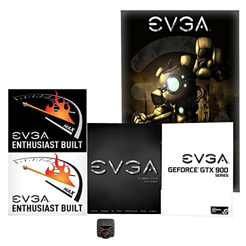 EVGA GeForce GTX 960 4GB FTW GAMING ACX 2.0+, Whisper Silent Cooling w/ Free Installed Backplate Graphics Card 04G-P4-3969-KR