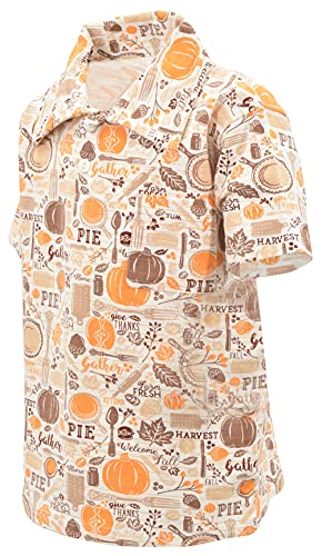Unique Baby Boys Gather Pumpkin Thanksgiving Polo Shirt