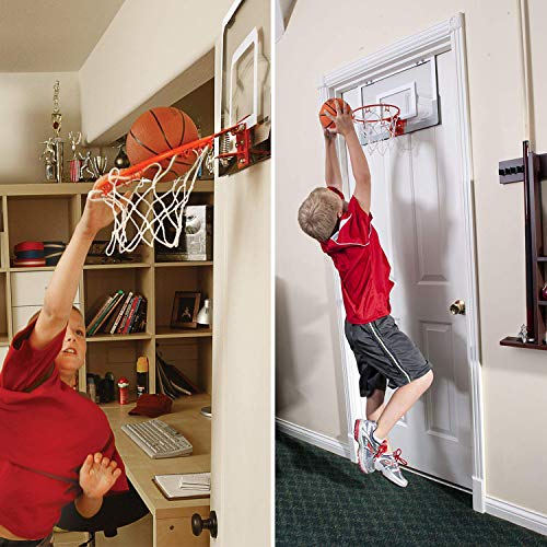 AOKESI Pro Indoor Mini Basketball Hoop Set for Kids