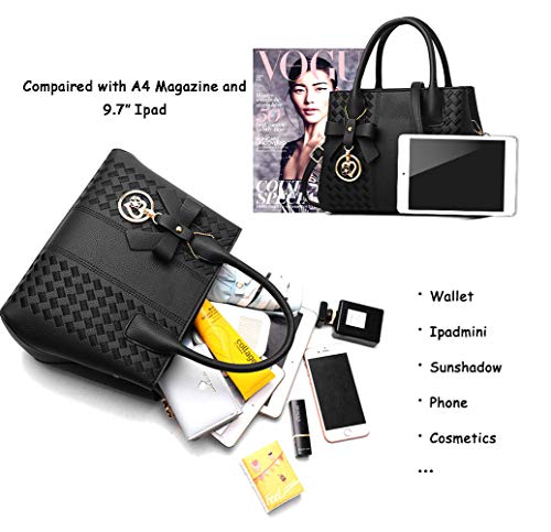 Fashion PU Leather Satchel Tote Bag