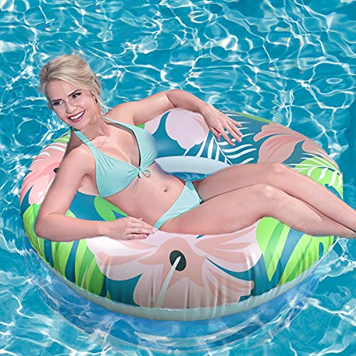 BOMPOW Jungle Leaves Inflatable Pool Float