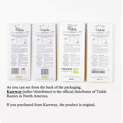 Dorco Tinkle Eyebrow Razor (Pack of 12)