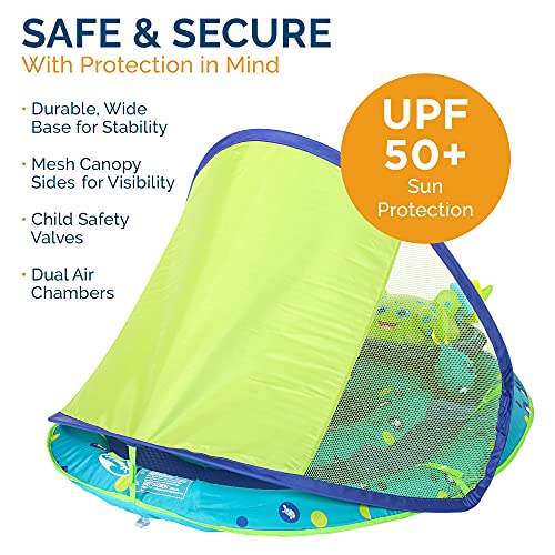 Inflatable Baby Octopus Pool Float with Canopy