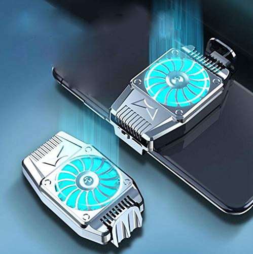 Mobile Phone Cooler with LED Light for Gaming and Videos