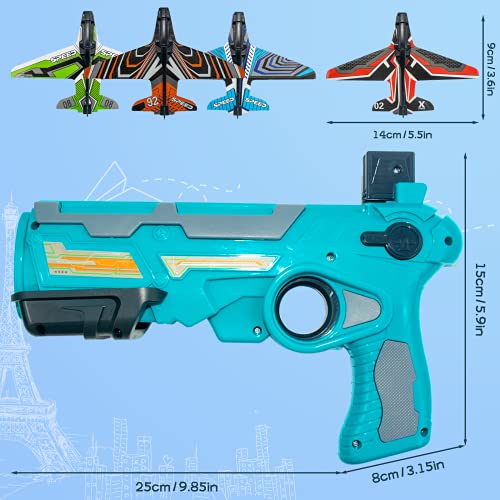 Bubble Catapult Plane Toy - Outdoor One-Click Ejection Game for Kids