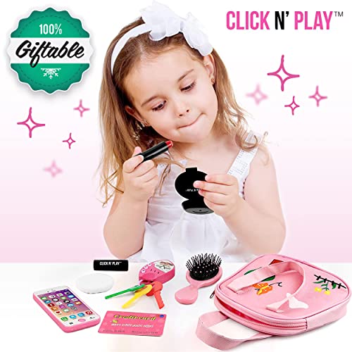 Click N' Play Purse Toy for 2-3 Year Old Girls - 8 Pieces