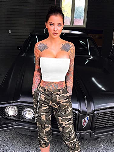 Strapless Tube Crop Top