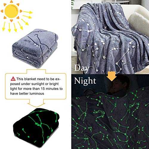 Kanguru Glow in The Dark Blanket