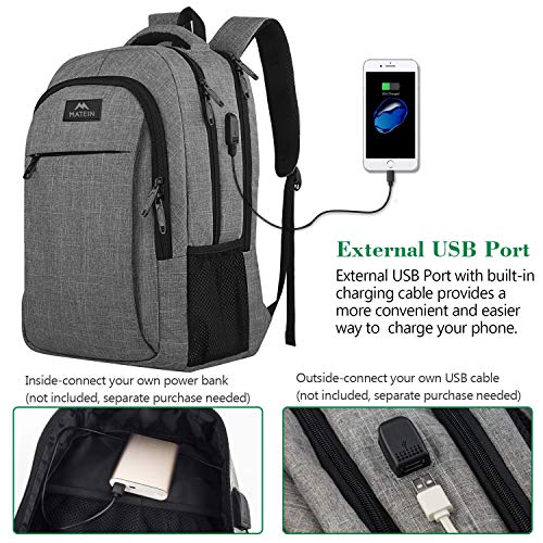 Matein Travel Laptop Backpack, (15.6 in)