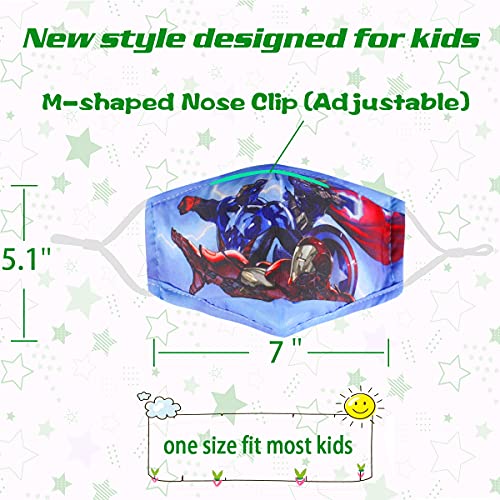 Alldriey Washable Reusable 3D Kids Face Mask