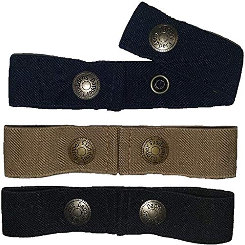 Toddler Adjustable Belt 3 Pack (Navy/Beige/Black)