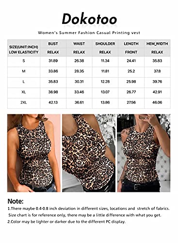 Dokotoo Leopard Tank Top