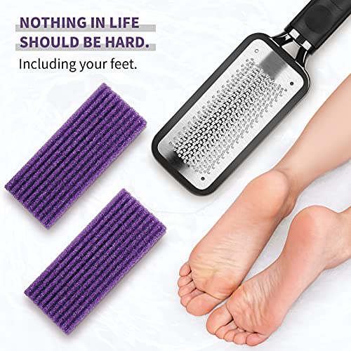 SWEHOME Professional Feet Rasp Scrubber Foot File and 2 in 1 Pumice Stone