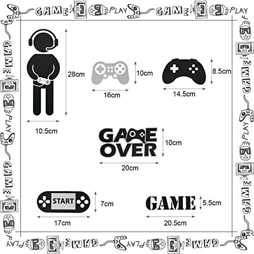 Gamer Room Decor: Gaming Wall Decals Sticker