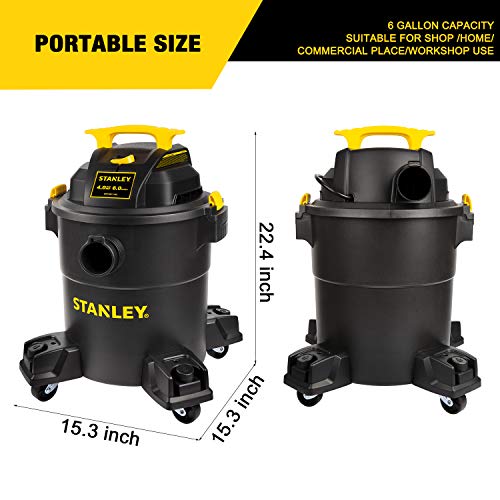 Stanley 6 Gallon Wet/Dry Vacuum