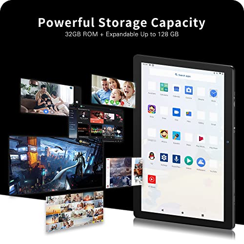 qunyiCO Y10 10-Inch Android 10.0 Tablet with Quad-Core Processor, 2GB RAM and 32GB Storage