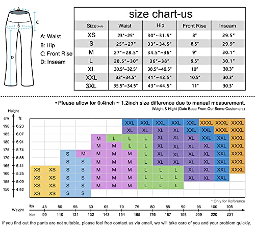 Heathyoga Women Bootcut Yoga Pants