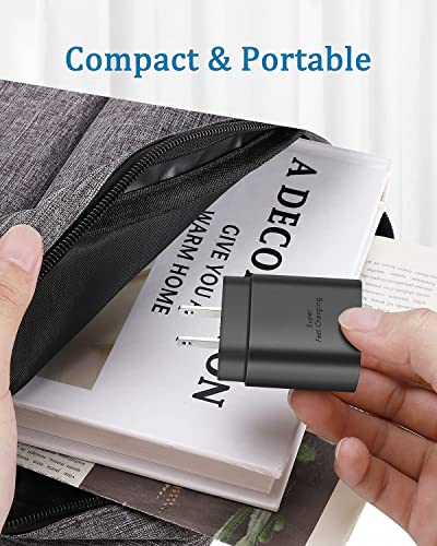 25W Super Fast USB C Wall Charger with 5FT Type C Cable for Samsung Galaxy and Note
