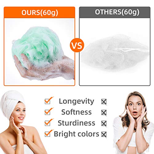 Novosun Loofah Bath Sponge Luffa Loufa Body Scrubber