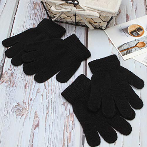 Cooraby Kids Warm Magic Gloves, 12 Pairs
