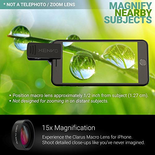 Xenvo Pro Lens Kit with LED Light and Travel Case