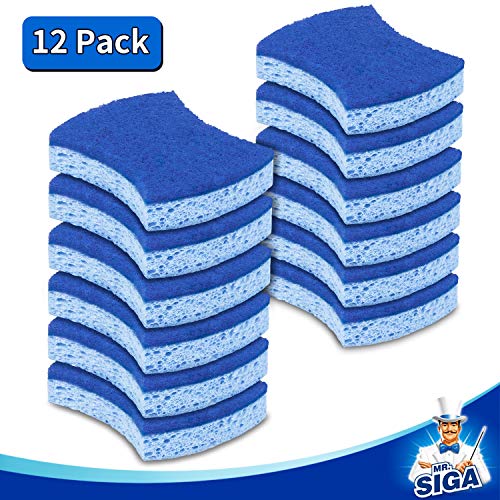 MR.SIGA Dual-Sided Dishwashing Sponge