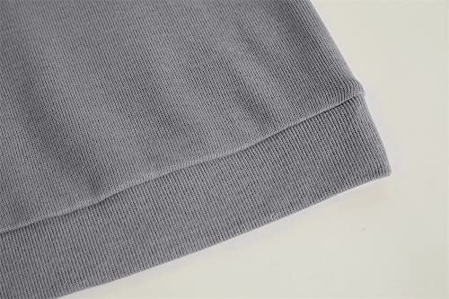 Haloumoning Grey Button V-Neck Tunic Top - Girls