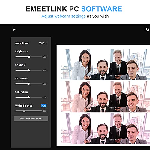 eMeet 1080P Webcam with Microphone, C960 Web Camera