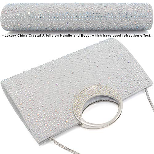 Dexmay Crystal Handle Evening Bag
