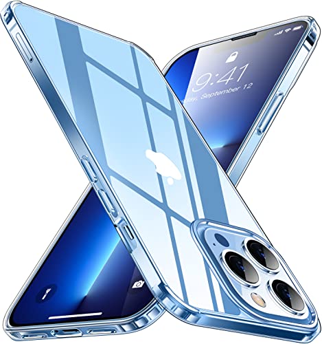 SPIDERCASE Crystal Clear Case for iPhone 13 Pro Max - Military Grade Protection