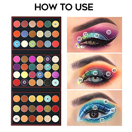 EYESEEK Glitter Pro Eyeshadow Palette