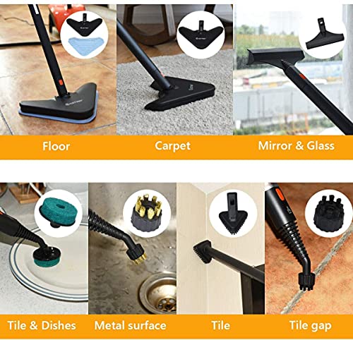 Costway Heavy Duty Steam Cleaner with 19 Accessories