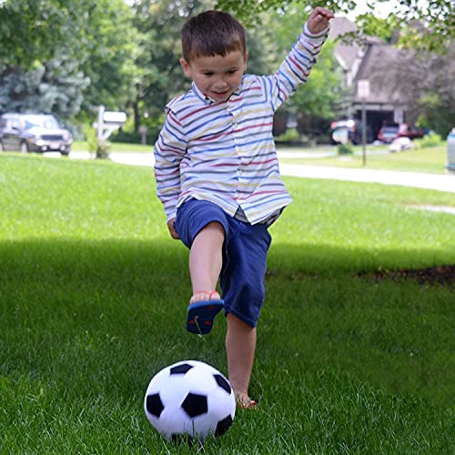 T PLAY Plush Soccer Balls Fluffy Stuffed Soccer Ball Plush Pillow Soft Plush Soccer Ball Pillow Durable Soccer Ball Stuffed Toy Stuff Soccerball Gift for Kids Boy Baby 7