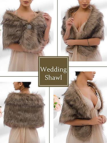 Bride Fur Shawl