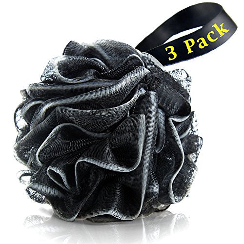Easymoo Bath Loofahs Sponge Shower Pouf