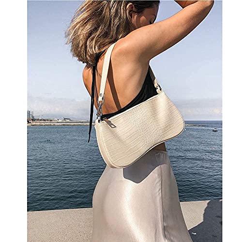 JW PEI Crocodile Vegan Leather Shoulder Bag