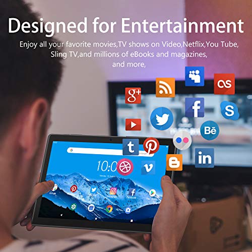 Android Tablet 10 inch, PRITOM M10, 2 GB RAM, 32 GB Android 10.0 Tablet