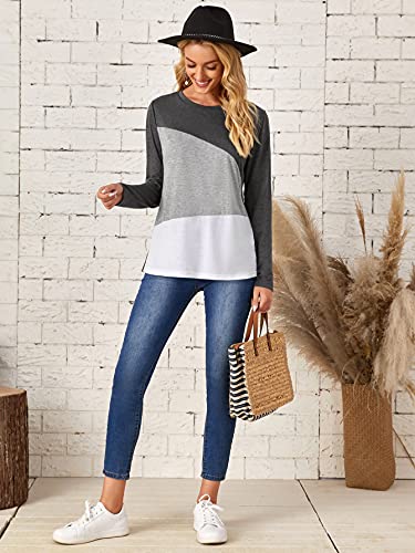 Colorblock Crewneck Comfy Tee