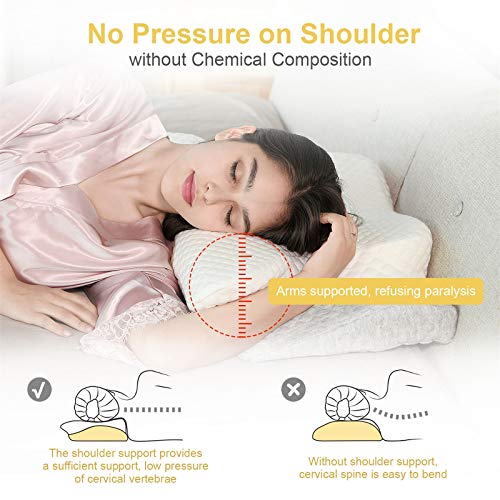 Misiki Memory Foam Contour Pillow for Neck Pain