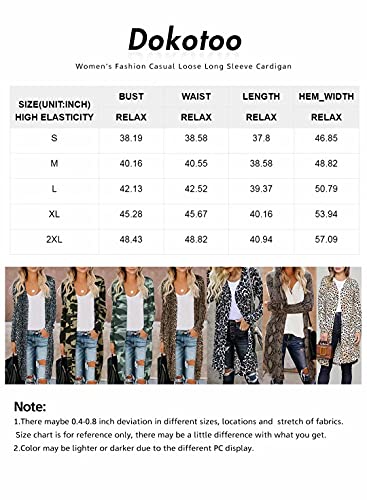 Camouflage Chunky Cardigan
