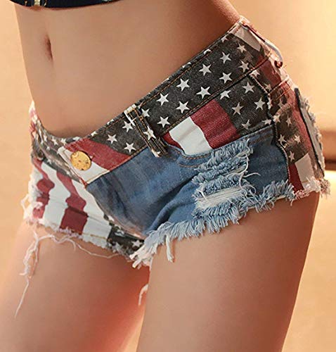 American Flag Daisy Duke Shorts