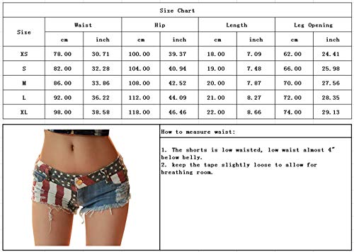 American Flag Daisy Duke Shorts