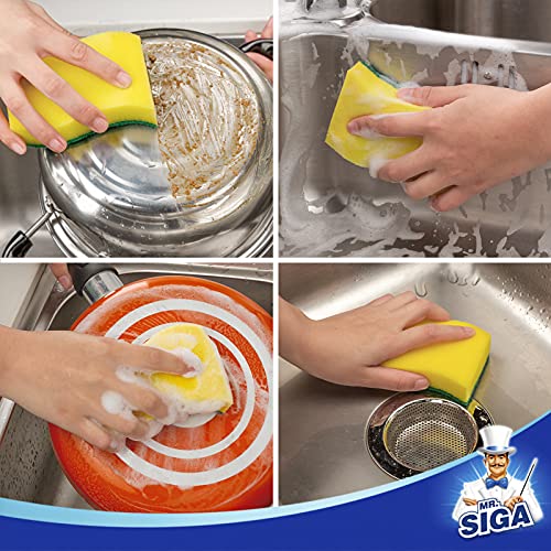 MR.SIGA Heavy Duty Scrub Sponge