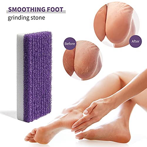 SWEHOME Professional Feet Rasp Scrubber Foot File and 2 in 1 Pumice Stone