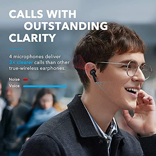 Anker Soundcore Life P2 True Wireless Earbuds with 4 Microphones, CVC 8.0 Noise Reductio 40H Playtime