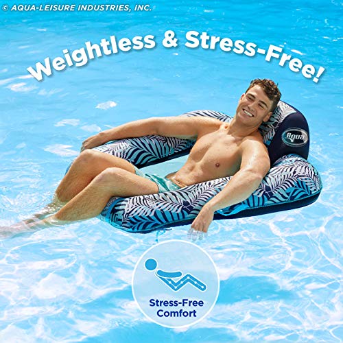 AQUA Inflatable Zero Gravity Pool Chair Lounge